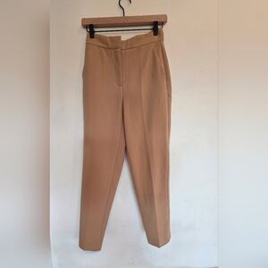 Aritzia Babaton Renzo Camel High-Rise Tapered Pants Size 0